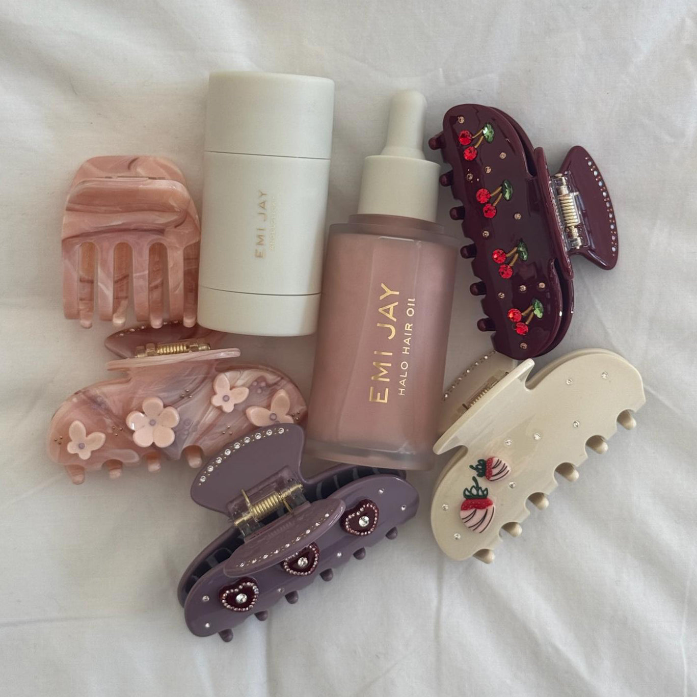 Sweetheart Clip in Bordeaux Cherry Pie